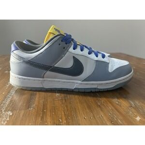 Nike Dunk Low North Carolina A&T Aggies Gray Blue Yellow Size 10 DR6187-001